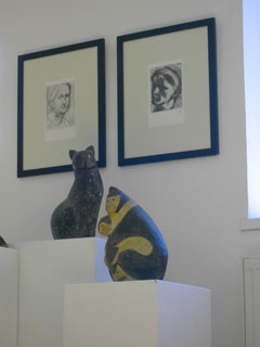 Skulpturengarten - im Haus