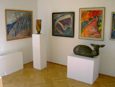 Skulpturengarten - im Haus