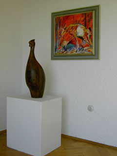 Skulpturengarten - im Haus