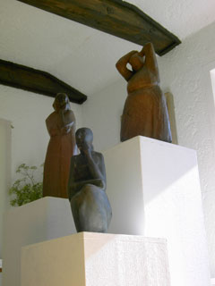 Skulpturengarten - im Haus